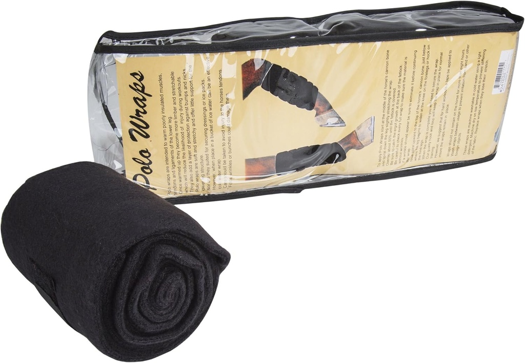 Intrepid International Polo Wraps for Horses Σετ 4 βαμβακερών τυμπάνων, Wraps ποδιού, Wrap Vet για άλογα, μέγεθος αλόγων, εκπαίδευση