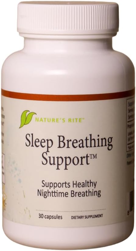 Nature's Rite Sleep Breathing Support - Natural Assistance for Better Sleep, improve Breathing Pattern, 30 Capsules, All-Do Doğal Herbal Malzemeler, ABD'de Yapıldı