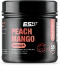 Tür+ Toz - Pre and Post Workout with Caffeine + Green Tea Extract - BCAA, Amino asitler, Zero Sugar, Low Calorie, Superior Taste, 40 Servisler (Peach Mango)