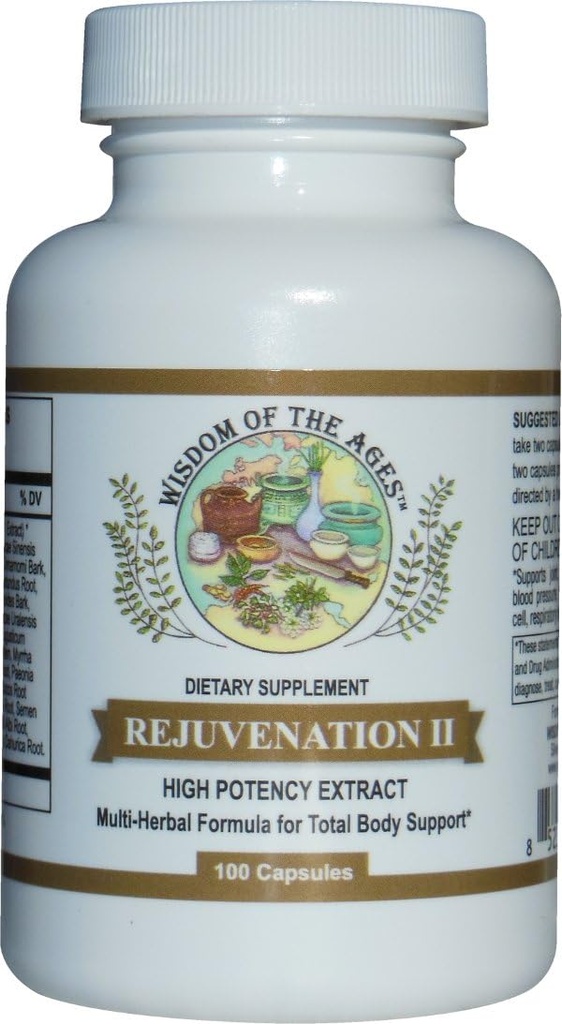 Total Body Support için I Multi-Herbal Supplement! 100 Capsules