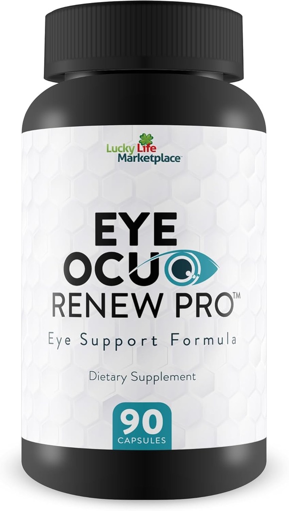 Eye Ocuo Renew Pro - Eye Health Support - Promote Healthy Vision Day & Night with Vision Supplements - Help Reduce Eye Strain, Eye Pressure, Blurred Vision with Pro Vision Vitamins, Minerals, & Herbs