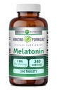 Amazing Formulas Melatonin 1 Mg Tablets (Non GMO,Gluten Free) - Καλύτερη επιλογή του Συμπληρώματος Φυσικής Βοήθειας για τον Ύπνο – Προάγει την Ηρεμία και την Χαλαρωτική Επίδραση - 240 Tablets - Κατάλληλο για χορτοφάγους