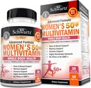 Kadınlar için Günlük Multivitamin 50 & Over - Memory Support Supplement - Stres Azaltımı ve Sağlıklı Immune Yanıtı - Kadın Çokvitamin Tamamı Stok Konfor için Tasarlandı - 60 Capsules