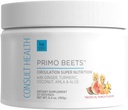 Συμβουλευτείτε την υγεία Primo Beets - Beet Root Powder Drink Mix with Electrolytes - Nitrates to Support Circulation - Energy Boost - Ginger & Turmeric - Άνδρες & Γυναίκες - Tropical Punch Γεύση - 30 Μερίδες