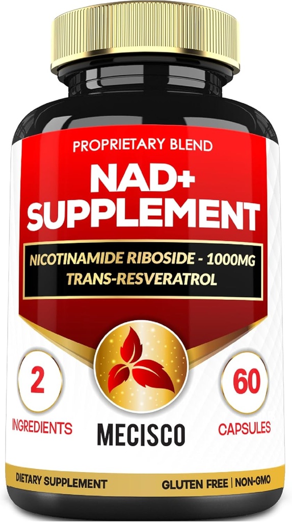 Nicotinamid Riboside & Resveratrol ile 2in1 Supplement - 30 Gün Boyunca 60 Capsules