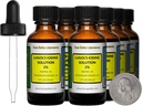 Lugol's Iodine / 2% Solution / 8 Oz in Eight Amber Glass Bottles/Free Droppers