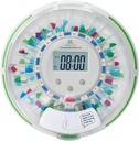 Otomatik Pill, Güvenlik Kilit, Flashing Light, Sound, Alarm, Vitaminler ve Tabletler Için 28 Günlük Elektronik İlaç Kaplaması 6 Times/Day, Easy Read Display, Clear Lid