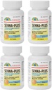 BackCare Senna Plus Natural Sebze Laxative with Stool Softener, Docusate sodyum 50 mg, Sennosides 8.6 mg 100 Kont (Görünmüş 4 )