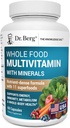 Dr. Berg Whole Food Multivitamin with Minerals - Daily Multivitamin for Men and Women - Folate, Alpha-lipoic Acid ve More - 60 Capsules - Daily Multivitamin for Men and Women - The Premium Whole Foods and Sebze Mix with Folate, Alpha-lipoic Acid and More - 60 Capsules