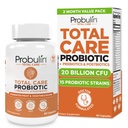 Probulin Total Care Probiyotik Supplement, Daily Gut, Digestive ve Immune Health Probiyotiks Capsules for Men and Women, 20 Milyar CFU, Vegan, 60