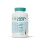 SmartyPants Prenatal Vitamins for Women, Multivitamin Gummies: Omega 3 Fish Oil (EPA/DHA), Biotin, Mefolate, Vitamin D3, C, Vitamin B12, B6, A, K & çinko, Inositol, 80 (20 Day Supply)