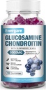 1 Συσκευασία 3000mg Γλυκοζαμίνη Χονδροϊτίνη με MSM Gummies & Elderberry, Extra Strength Joint Support Health, Flexibility, Antioxidant, ανοσοποιητικό συμπλήρωμα Gummy for Adults, Men & Women 60 Counts