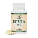 Διπλά συμπληρώματα ξύλου Luteolin Συμπλήρωμα 100mg Σερβίρεις βιοενεργών φλαβανοειδών (120 κάψουλες, χωρίς γλουτένη) Ισχυρές πολυφαινόλες Flavonoid για την υποστήριξη του εγκεφάλου και του καρδιαγγειακού