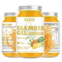 (28 OZ) Deniz Moss Gel Raw İrlandalı Denizmosları Gel Natural Vegan Pineapple 102 Vitamin ve Mineraller Vahşileşmedi GMO.