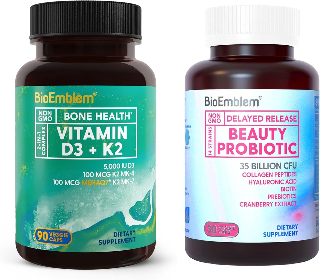BioEmblem Beauty Probiyotiks Vitamin D3 K2