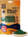 Yogi Süper Gıdalar Doğal Organik Spirulina Toz, Blue Green Algae Toz, Doğanın Superfood Yardımı Sağlıklı Bir Immune Sistemi, Kimyasallar veya Preservatifler - Raw, Vegan, Vegan