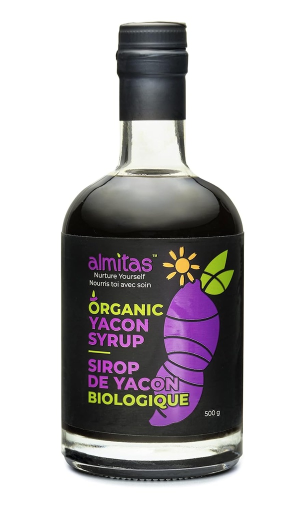 Organik Yacon Syrup - Keto, Vegan, Gluten-Free, Raw Food Diyets. Non-GMO. Natural Sweetener. Beneficial Prebiyotik. Fibre Mükemmel Kaynağı (Fiber). En yüksek Fructooligosaccharide/FOS Content.