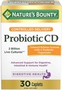 Nature's Bounty Probiyotik, Controlled Delivery Diyetary Supplement, Digestive ve Immune Systems, 30 Caplets