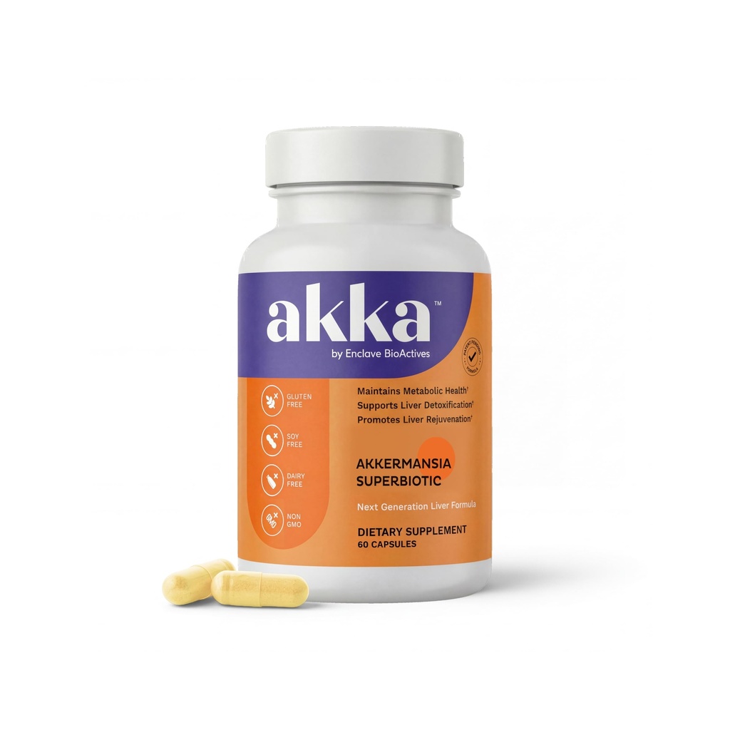 AKKA Premium Liver Cleanse Detox & Superbiyotik: Liver Detox, Regeneration, & Restoration Liver Support Supplement with Bio available Pasteurized Akkermansia | Vitality | Metabolism | Immunity |