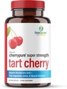 Super Strength CherryPURE Tart Cherry Supplement - ABD'de 50:1 Yoğunlaştırma - GMO Montmorency Cherries - SolaGarden Naturals tarafından yapılır. 60 GMO Veggie Capsules.