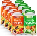 Just Nature's Pledge - 40 Farklı Meyveler ve Sebzeler ile Paketlendi - 4 Ay Supply- Made with Whole Food Superfoods - with Aloe Vera - 100% Soy Free - 720 Capsules