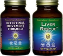 SAFORCE SFOODS Çeşitli Paketi - Liver Recovery 120 VeganCaps + Intestinal Movement Formula 120 VeganCaps