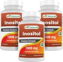 En İyi Doğallar Inositol 1000 mg 120 Tabletler (120 Kont) (120 Count (Packf of 3))