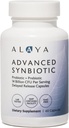 Alaya Naturals Advanced Synbiyotik - Probiyotik + Prebiyotik - 14 Milyar CFU Gecikme Probiyotik Supplement with Prebiyotiks from Sunfiber®, and L-glutamine for Gut Lining Integrity - 60 Capsules