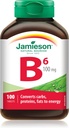 Jamieson Vitamin B6 (Pyridoxine) 100 mg, 100 tabs