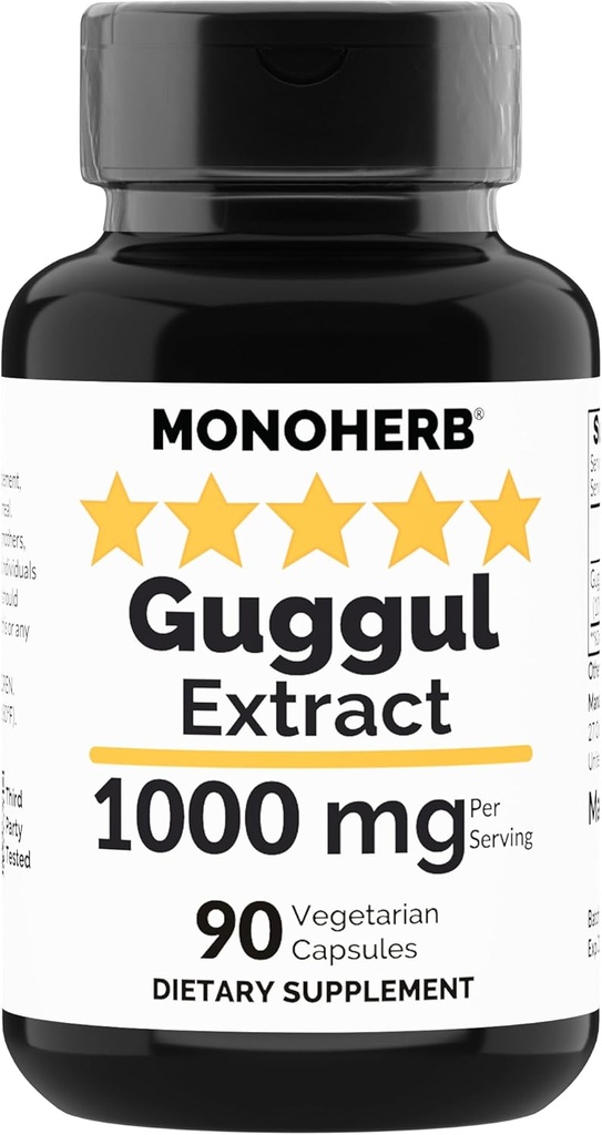 MONOHERB Guggul 1000 mg - 90 Vegetarian Capsules