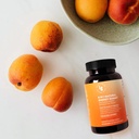 8-σε-1 Γκάμιες Φυσικής Ενέργειας – Βιταμίνη Β12, C, καφεΐνη, Πολυβιταμίνη + Υποστήριξη ύπνου & εστίασης – Μάσημα ενέργειας Vegan για άνδρες και γυναίκες – Γεύση Peach 60 Ct