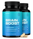 Nootrix Brain Boost Nootropic Supplement | Supports Memory, mental Focus, Cognitive Health & Energy | Sağlıklı Mood & Brain Function | Ginkgo Biloba & DMAE | 120 Capsules
