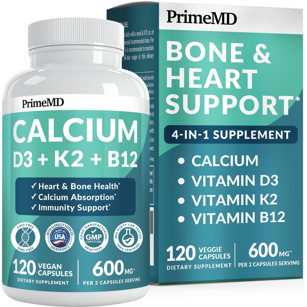 Kadınlar ve Erkekler için 4in-1olik Tamamları - D3 K2 5000 IU Supplement, hizmet başına 601 mg - Gluten-Free, Vegan-Friendly (120 ct)