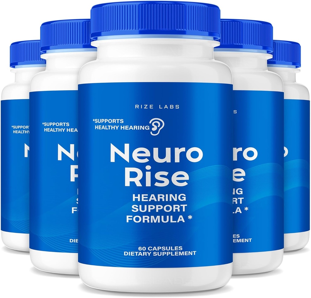 Laboratuvarları - Nöro Rise Capsules, İşitme Desteği Tamam, Kulak Sağlığı için Gelişmiş Formula, Tinnitus & Gürültü Yardımı (300 Capsules)