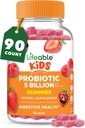 Çocuklar için Yaşamlanabilir Probiyotikler Gummies | 50 mg (5 Milyar) | Great Tasting Kids Probiyotiks Gummies | Gut Health and Immune Support | Kids Probiyotik Gummies for Boys and Girls | 90 Gummies