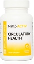 Natto ACTIV – Cardiovascular Health – Nattokinase Plus Serrapeptase & Bromelain - Sistemik Enzymes | 45 Kont