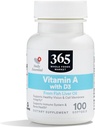 365 από Whole Foods Market, Vitamin A & D 400 IU, 100 Count