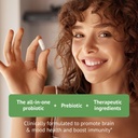 Memory, Brain Fog, Focus, Mood & Concentration & Cognitive Function - Lion's Mane Supercharged with Ginkgo Biloba & Two Probiyotik Strains (180 Kont - 3 Ay Supply)