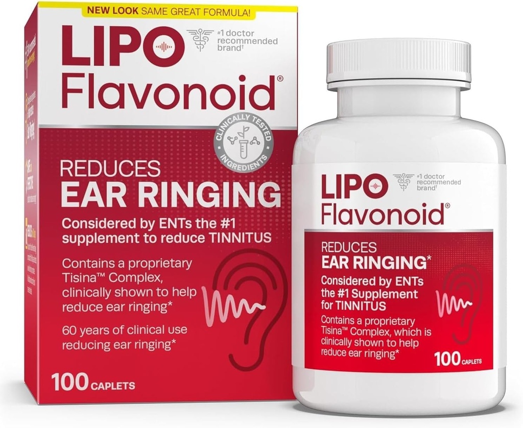 Λιπο-φλαβονοειδής Plus Ear Ring 100 Caplets