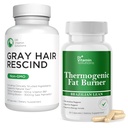 DR VITAMIN SOLUTIONS Gray Hair Rescind ve Termogenic Fat Burner Sche - 60 Caps Every each