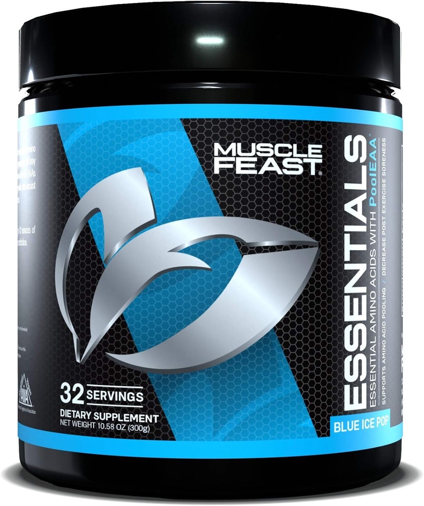 Kasbah Vegan Temel Amino Asit Toz Post Workout Recovery ve Intra-Trening Drink, Blue Ice Pop, 300g