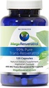 Mega Resveratrol, Pharmaceutical Grade,99% Pure, Isolate, Micronized Trans-Resveratrol, 120 Veggie Caps, 500mg ανά κάψουλα. Πιστοποιημένη καθαρότητα. Απολύτως ΟΧΙ Τοξικά «ανενεργό» συστατικά προστίθενται.