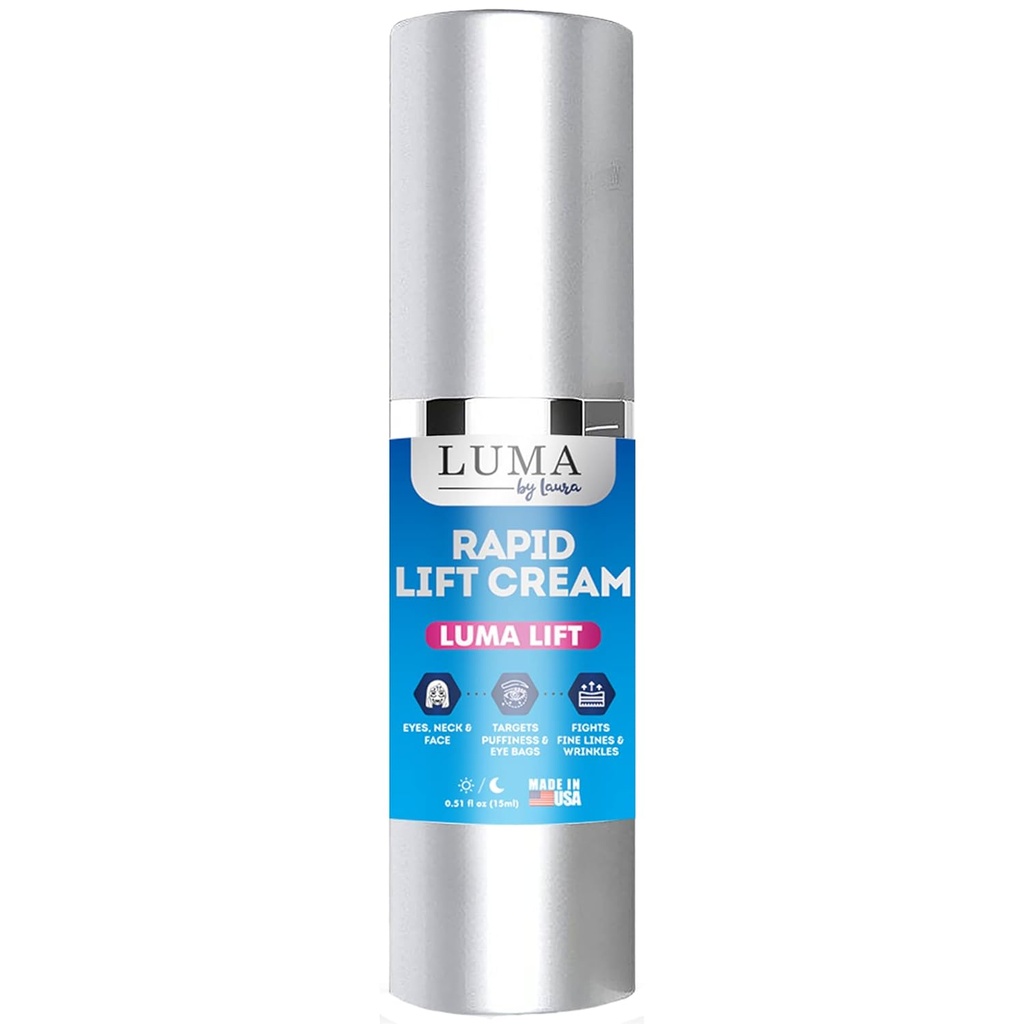 Dark Circles ve Puffiness için Anında Göz Kremi, Eye Bag & Anti Wrinkle Eye Cream - Plant-Based Serum with Fast-Acting Materialss - Darens and Sculpts Skin - USA'da Yap - 0,5 fl oz