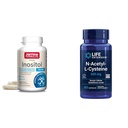 Jarrow Inositol 750 mg 100 Veggie Capsules & Life Dahili NAC 600 mg 60 Capsules Liver & Respiratory Support