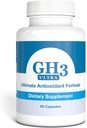 Nattura G-H3 Ultra, Ultimate Antioksi Formula - Yeni, Geliştirilmiş Anti-Aging Kompleksi (Ginkgo Biloba, R-Alpha Lipoic Acid, Coenzyme Q10, Acetyl L-Carnitine, B6) - 60 Caps