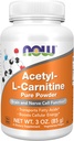 Şimdi Gıdalar Tamamlıyor, ALC (Acetyl-L-Carnitine) Toz, Beyin ve Nerve Hücre Fonksiyonlu*, 3-Ounce