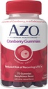 AZO Cranberry urinary Tract Health Gummies Dietary Supplement, 2 Gummies = 1 ποτήρι χυμό Cranberry, βοηθά στον καθαρισμό και την προστασία, Φυσικό Berrylicious Flavor, Non-GMO, 72 Gummies