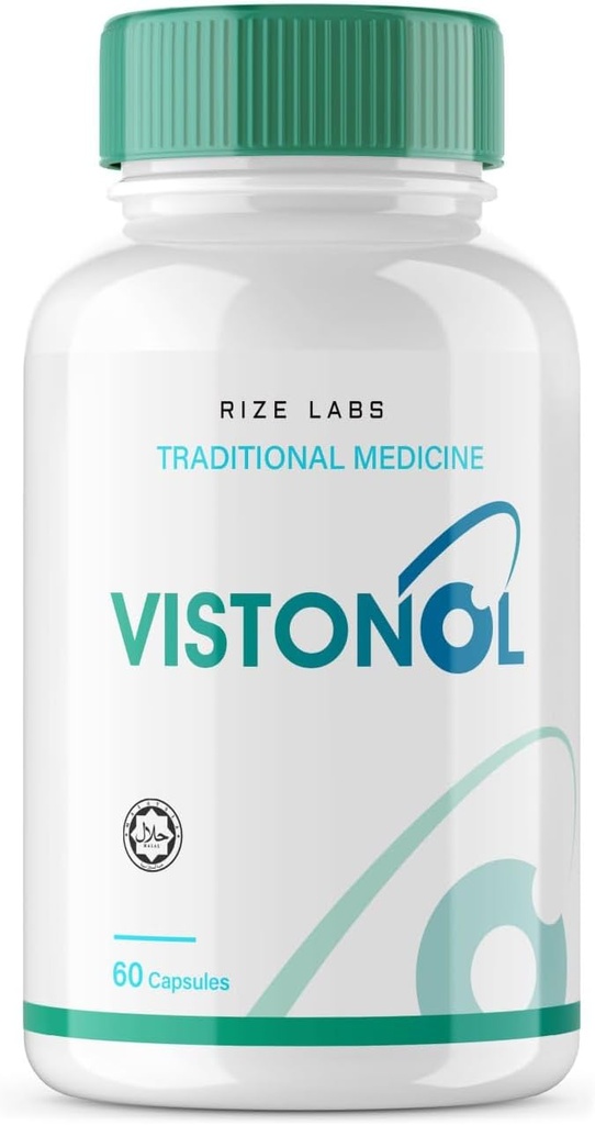 rize labs Συμπλήρωμα Vistonol Vision, όλα τα φυσικά κάψουλες για την ταχεία βελτίωση της υγείας της όρασης και καλύτερη ικανότητα να επικεντρωθεί, να υποστηρίξει υγιείς λειτουργίες ματιών (60 κάψουλες)