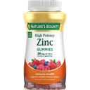 Nature’s Bounty Zinc Gummies, Immune Support Gummies, Supports Skin & Antioxidant Health, Mixed Berry, 30mg, 120 Count