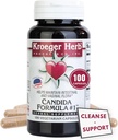 Kroeger Herb Candida Formula 1 Capsules, 100 Count